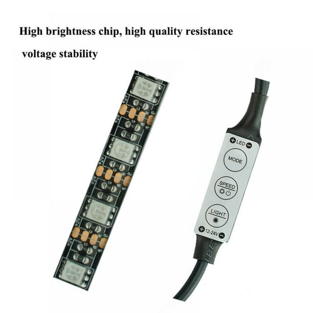 Waterproof RGB LED Light Strip Bar Lamp Fr Xiaomi M365//M365 Pro Electric Scooter